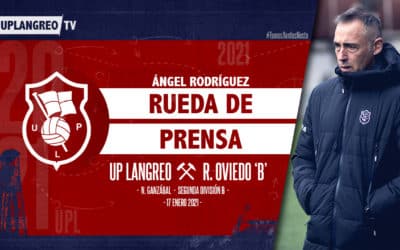 🎦 Ángel Rodríguez | 🎙️ Rueda de Prensa | 🏡 UP Langreo – REAL OVIEDO B