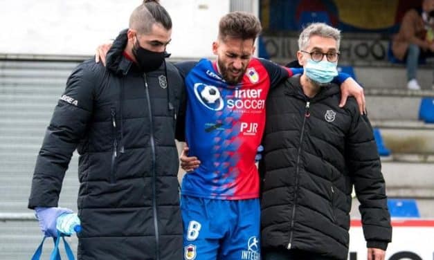 Álvaro Gómez sufre una lesión en los isquiotibiales