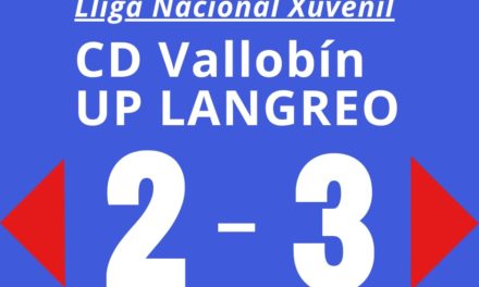CD Vallobín 2 – 3 UP Langreo  (Xuvenil)
