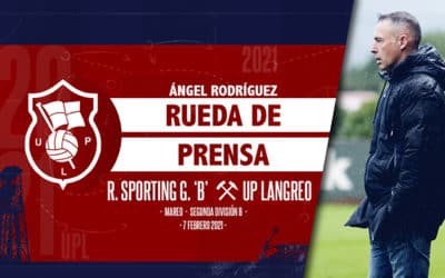 Ángel Rodríguez | Rueda de Prensa | R. Sporting Gijón ‘B’ – UP Langreo