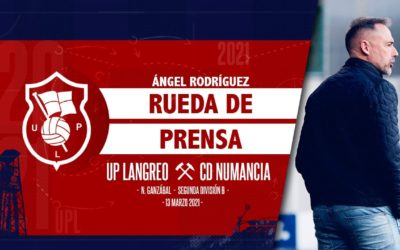 Ángel Rodríguez | Rueda de Prensa | UP Langreo – CD Numancia