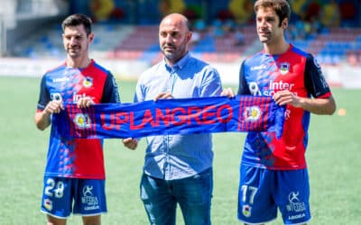 JANDRÍN Y JUAN LÓPEZ, ILUSIONADOS POR EL “SALTO DE CALIDAD” DE LLEGAR AL UP LANGREO