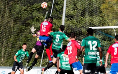 El filial cede a balón parado