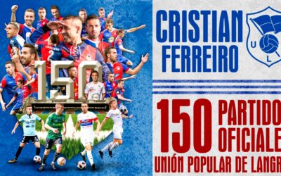 Cristian alcanza los 150 partidos con el UP Langreo
