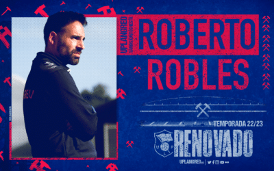 Roberto Robles renueva como entrenador del UP Langreo