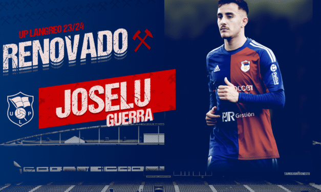 Joselu Guerra, primera renovación del UP Langreo