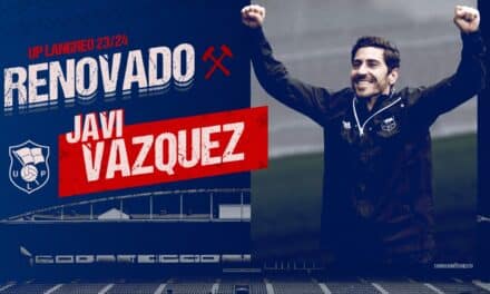 Javi Vázquez renueva como entrenador del UP Langreo
