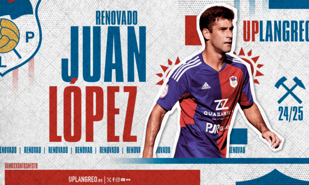 Juan López seguirá liderando la medular del UP Langreo