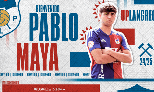 Pablo Maya se compromete con el UP Langreo hasta 2026